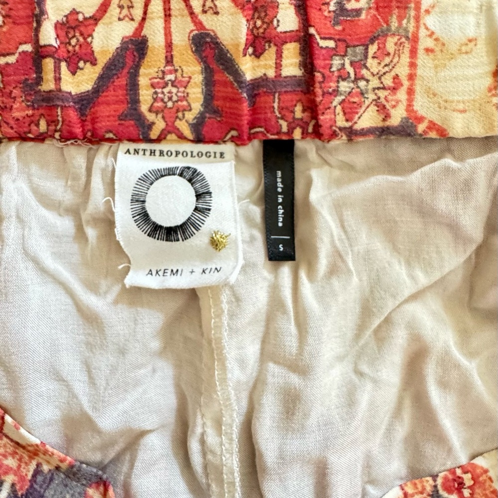 Anthropologie pleated skirt size S.